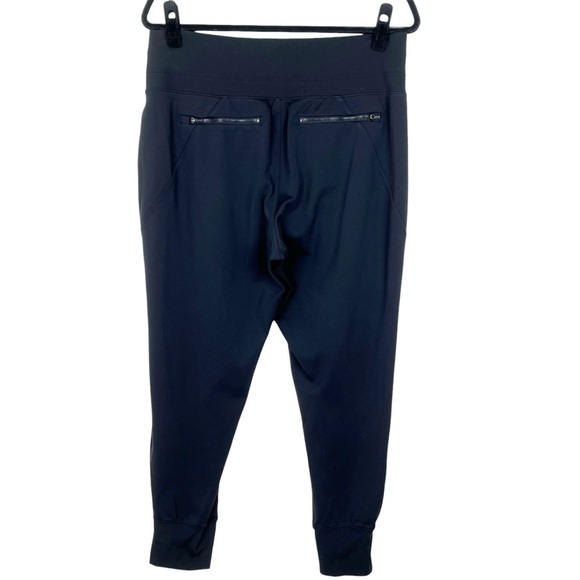 Athleta Venice High Rise Jogger Black Sz L Casual Travel Comfy Pullon - Picture 8 of 15